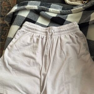 H&M Light Pink Drawstring Shorts
